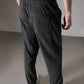 Pantaloni cu picior tubular cu nervuri