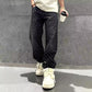 Jeans in denim jacquard