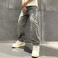 Jeans in denim jacquard