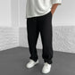 Pantaloni cu picior tubular cu nervuri